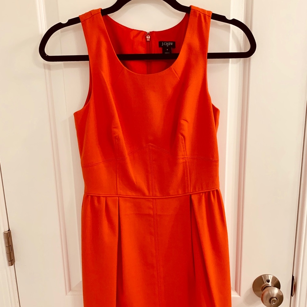 Orange-red dress